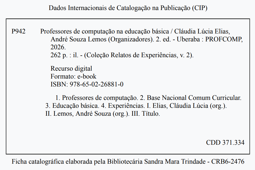 Imagem da ficha catalográfica