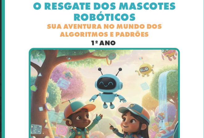 Capa do livro O Resgate dos Mascotes Roboticos