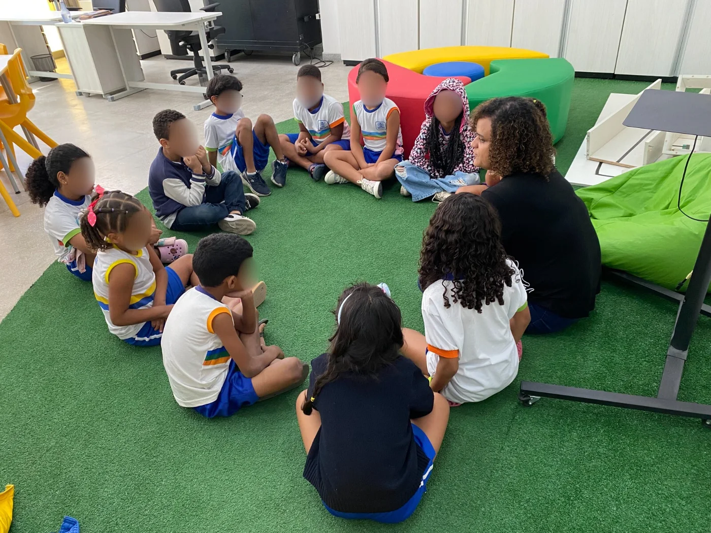 Figura 10 - Reunião de feedback com os estudantes