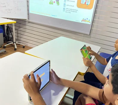 Figura 9 - Apresentação do protótipo final de jogo digital desenvolvido pelo estudante
